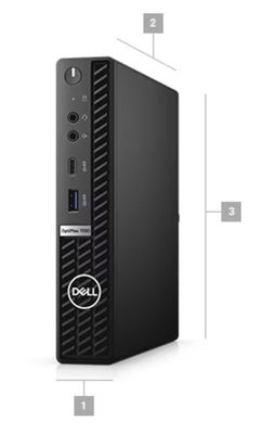 D-ell OptiPlex 7090 Micro Business SFF PC de escritorio con procesador de 4,6 GHz Frecuencia principal