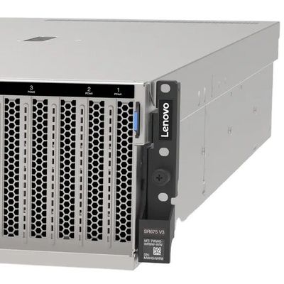 Procesador de 3 GHz con rack de frecuencia principal Servidor ThinkSystem SR675 V3 para el nivel empresarial