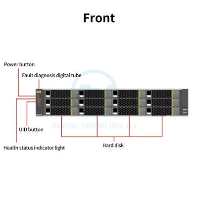 900W Fuente de alimentación xFusion 2288H V6 Servidor 2U Rack Servidor 2288HV6 Molde privado NO Servidor