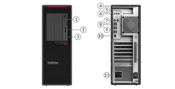 Lenovo Thinkstation p620 Estación de trabajo para diseño gráfico 7200 Rpm Velocidad del procesador