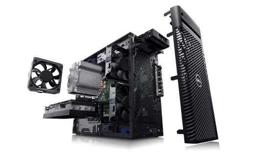 Estación de trabajo de torre Dell Precision t3660 con memoria de 8 GB y velocidad del procesador de 2,1 GHz