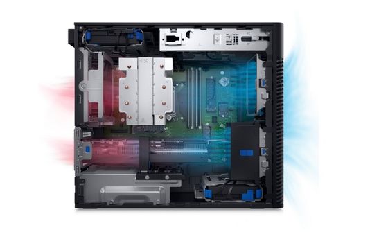 Estación de trabajo de torre Dell Precision t3660 con memoria de 8 GB y velocidad del procesador de 2,1 GHz