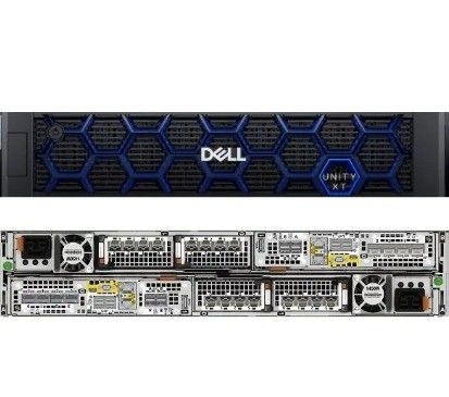 Dell EMC Unity XT380 4x1.2TB de almacenamiento de red 2U Rack Server con fuente de alimentación de 580W