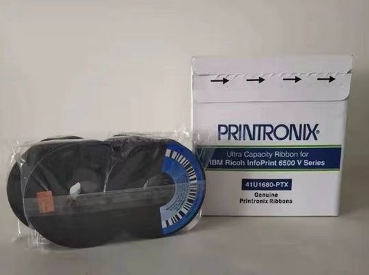Printronix 41U1680-PTX cinta de doble carrete de 6 paquetes negro ASIN B016GNX96G listo para el envío