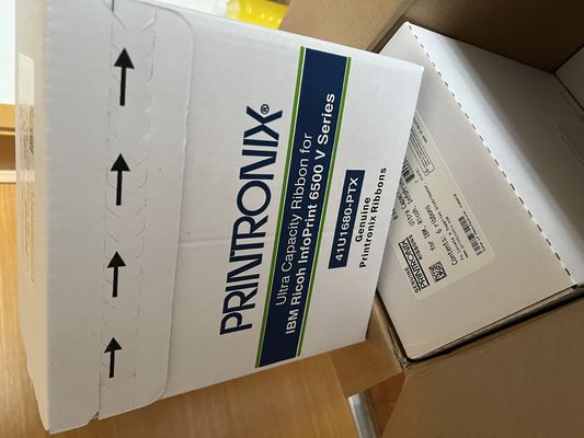 Printronix 41U1680-PTX cinta de doble carrete de 6 paquetes negro ASIN B016GNX96G listo para el envío