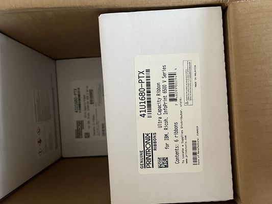 Printronix 41U1680-PTX cinta de doble carrete de 6 paquetes negro ASIN B016GNX96G listo para el envío