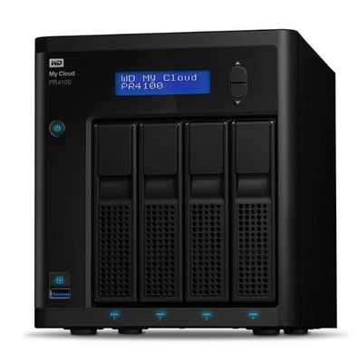 WD Western datos My Cloud Pro PR4100 NAS Red de almacenamiento de 4 discos WDBNFA0000NBK Alta capacidad
